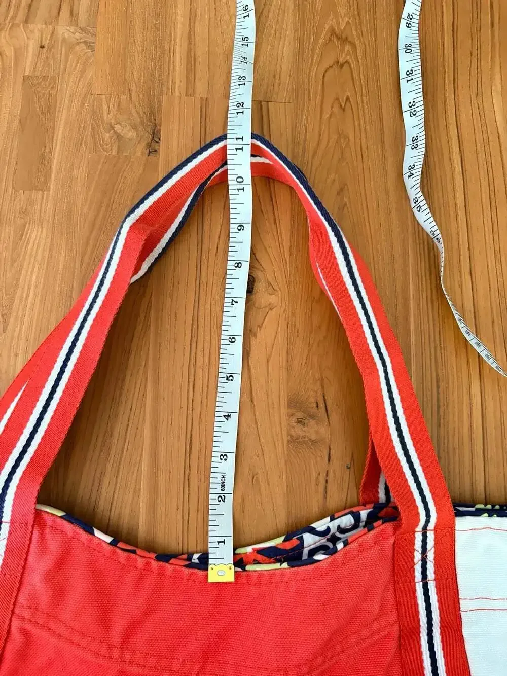Vera Bradley Sun Valley Pattern Canvas Tote Bag